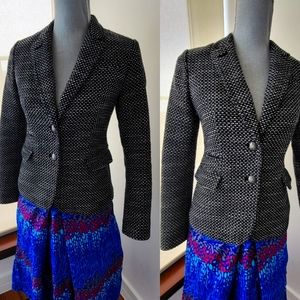 Black & White fitted blazer / suit jacket